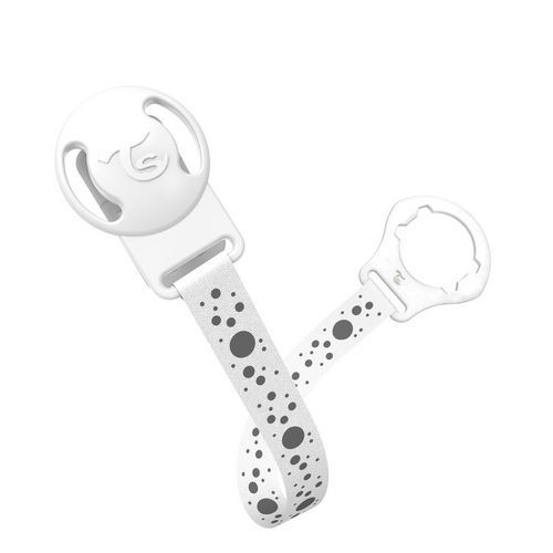 Clip Twistshake Porta Chupones Blanco