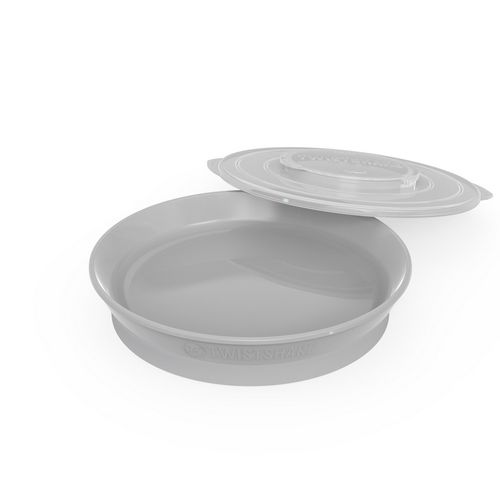 Plato Twistshake 6+M Gris Pastel