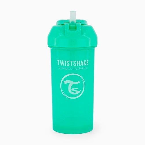 Vaso Con Pitillo Twistshake 360Ml 6+M Pastel Verde