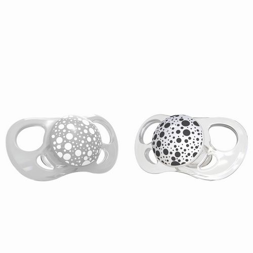 Chupones Twistshake 2X Blanco Y Gris Pastel 6+M (114274430)