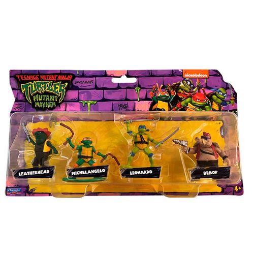 Tortugas ninja Movie Mini Figura X 4