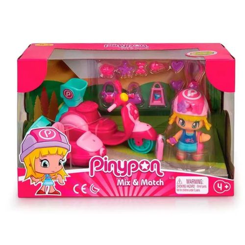 Pinypon Asst.Car. Moto W/Side Car Mx