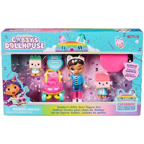 Gabby`S Doll House Set Fig, Cuidado De Gatitos