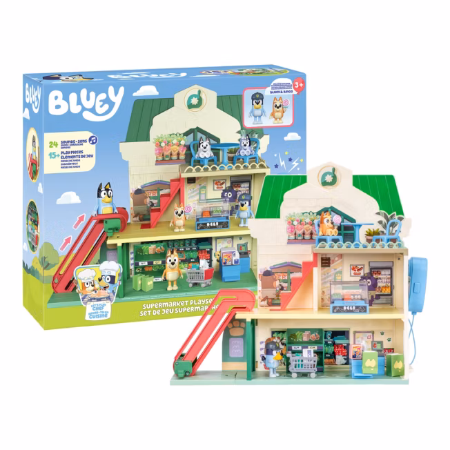 Bluey S13 Chef - Set Juego Supermercado