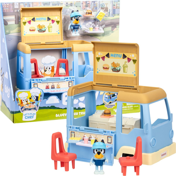 Bluey S13 Chef - Set Juego Camión Comidas