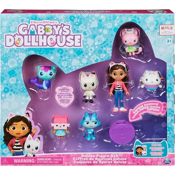 Gabby'S Dollhouse Set Figuras De Lujo