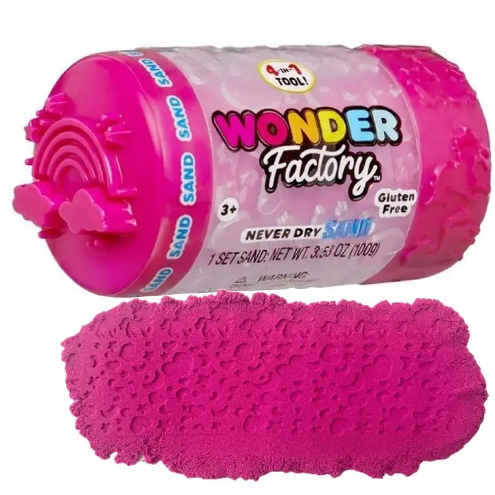 Wonder Factory Never Dry Sand-Magenta