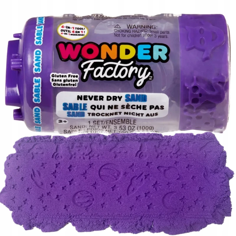 Wonder Factory Never Dry Sand-Purple