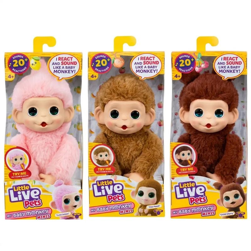 Preventa - Little Live Pets My Baby Mini Monkey S3